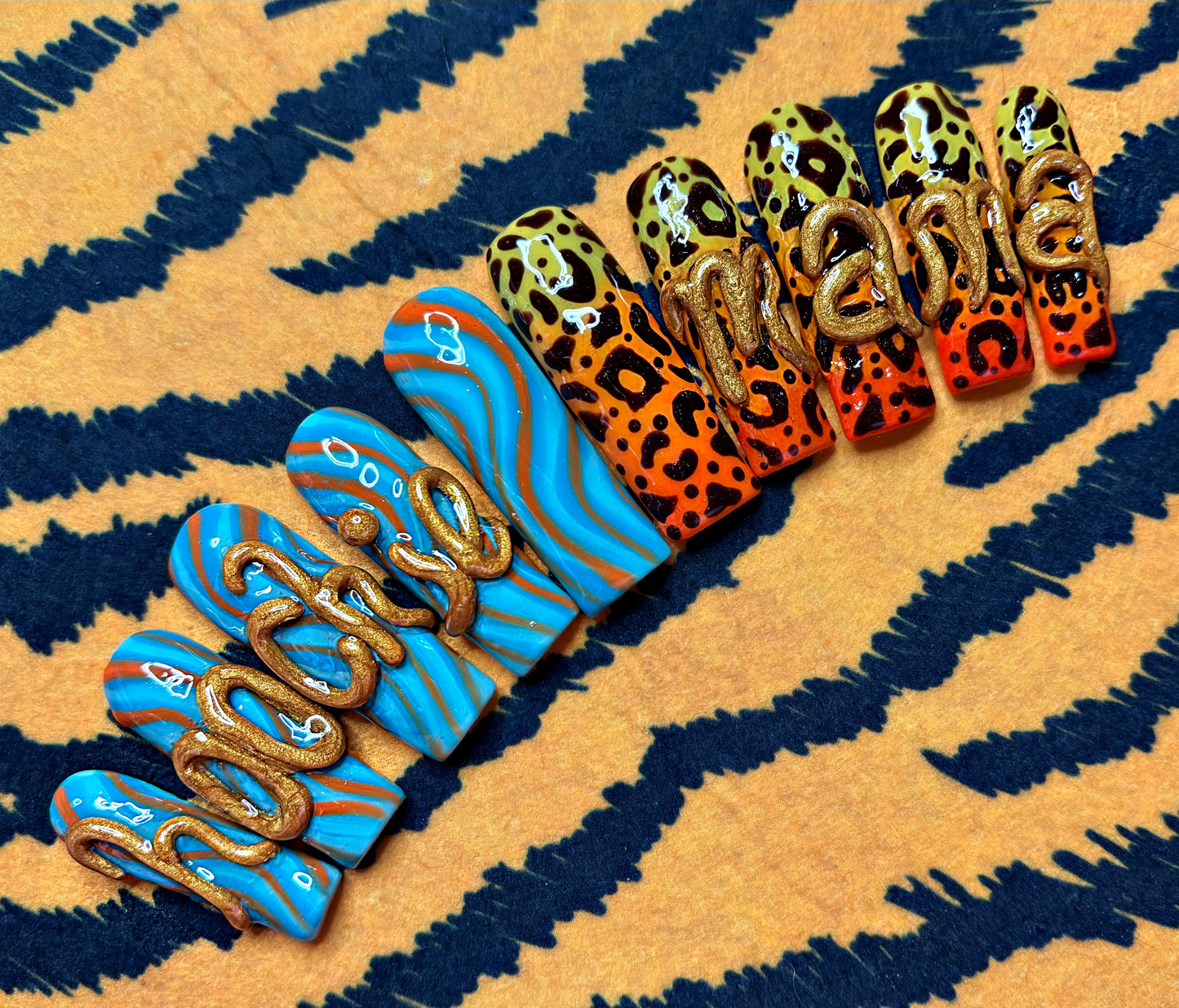Hoochie Mama- Press On Nails