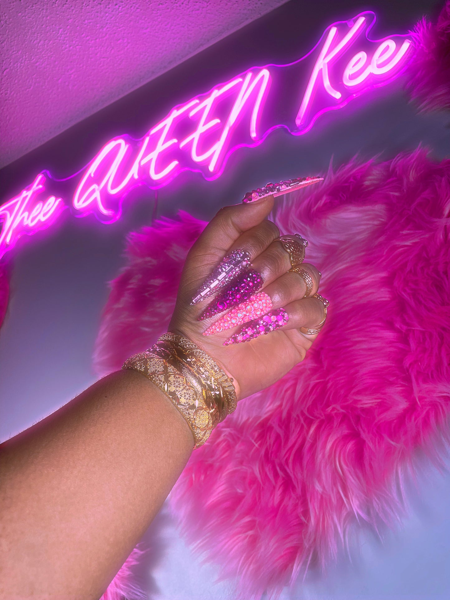 Pretty In Pink- Press On Nails