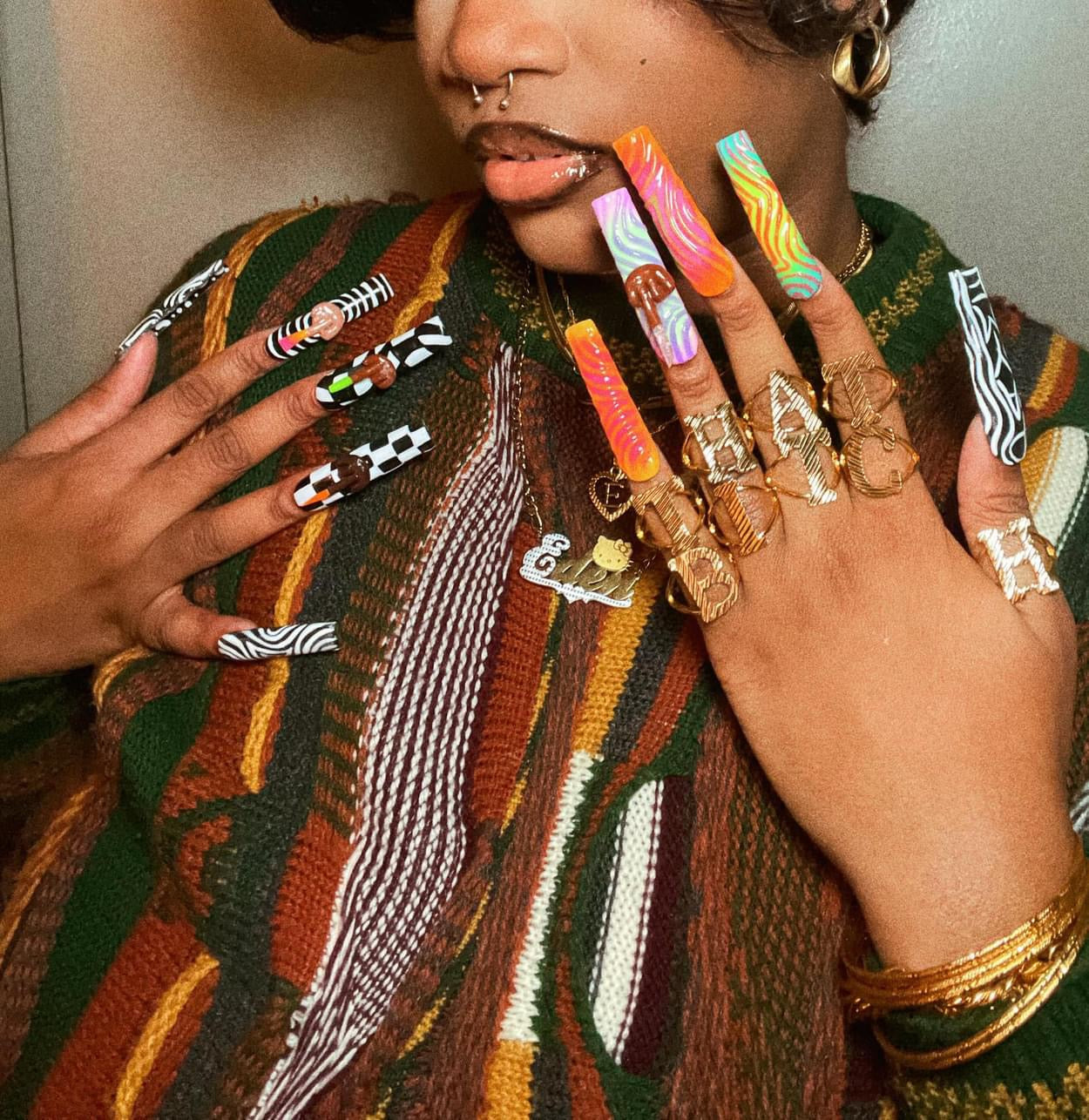 F U Pay Me - Press On Nails
