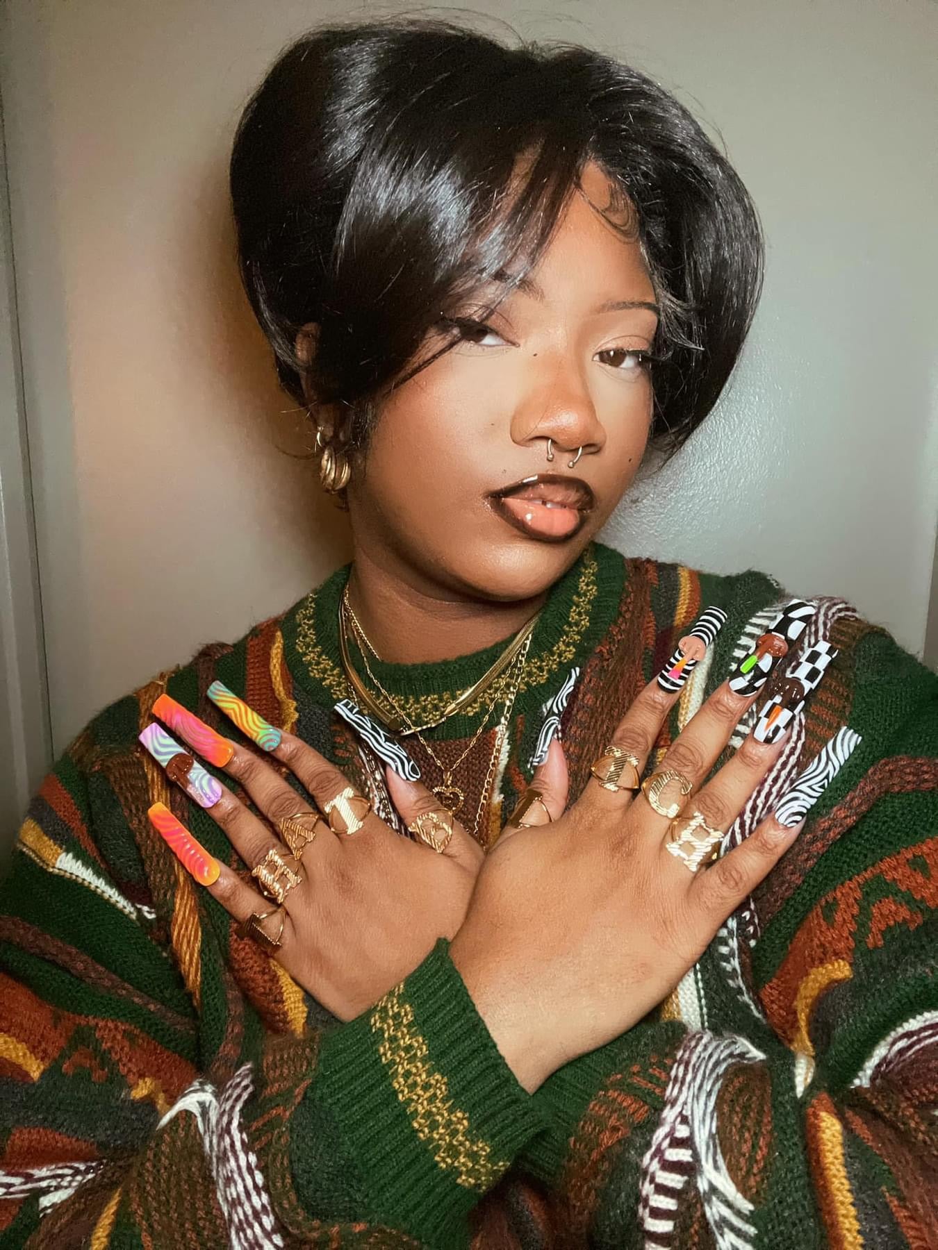 F U Pay Me - Press On Nails