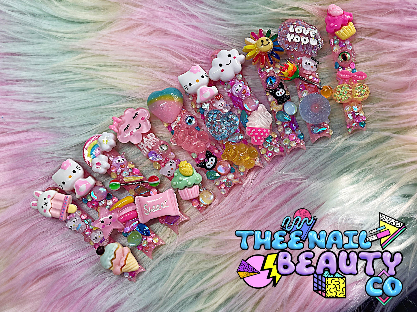 Kawaii Capricorn- Press On Nails