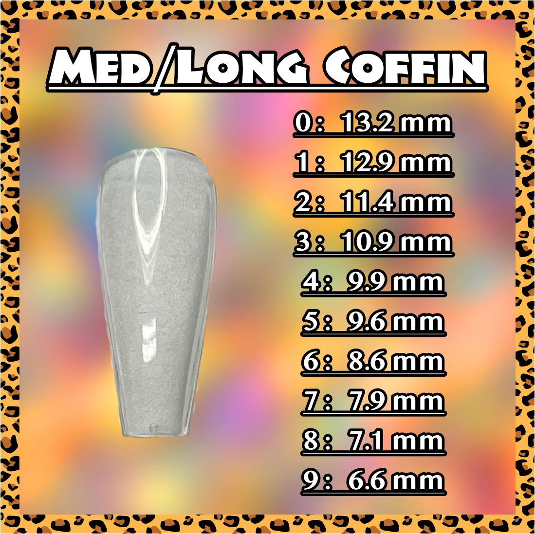 CRYSTAL (MED/LONG ONLY) SALE- Press On Nails
