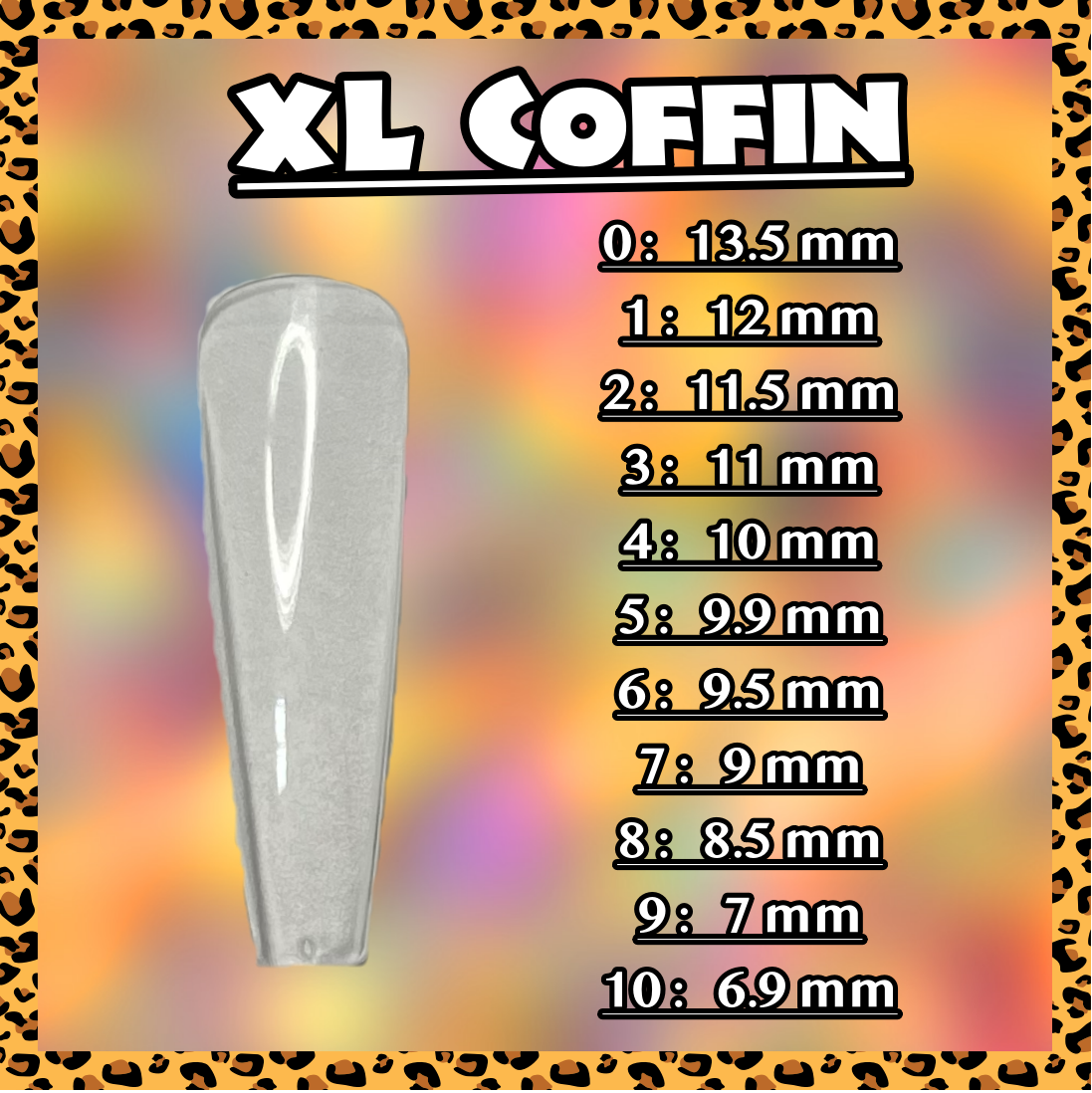 CRYSTAL (XL/XXL ONLY) SALE- Press On Nails