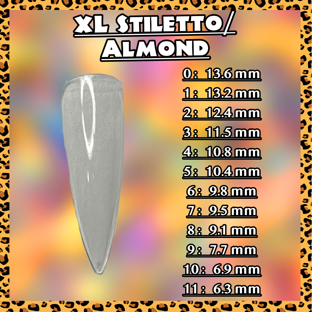 CRYSTAL (XL/XXL ONLY) SALE- Press On Nails