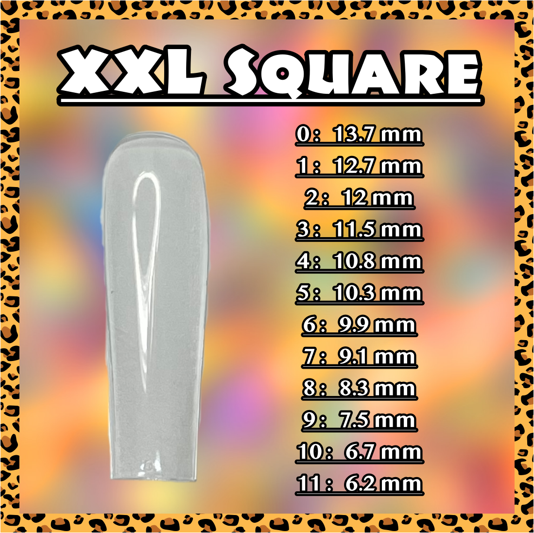 CRYSTAL (XL/XXL ONLY) SALE- Press On Nails