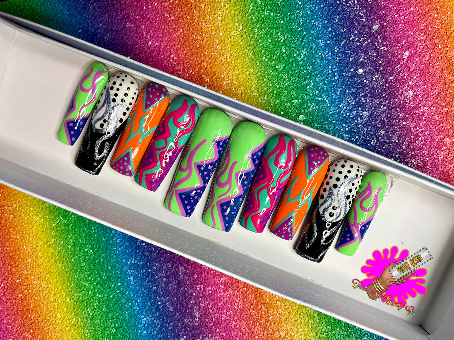 Back In The 90z - Press On Nails
