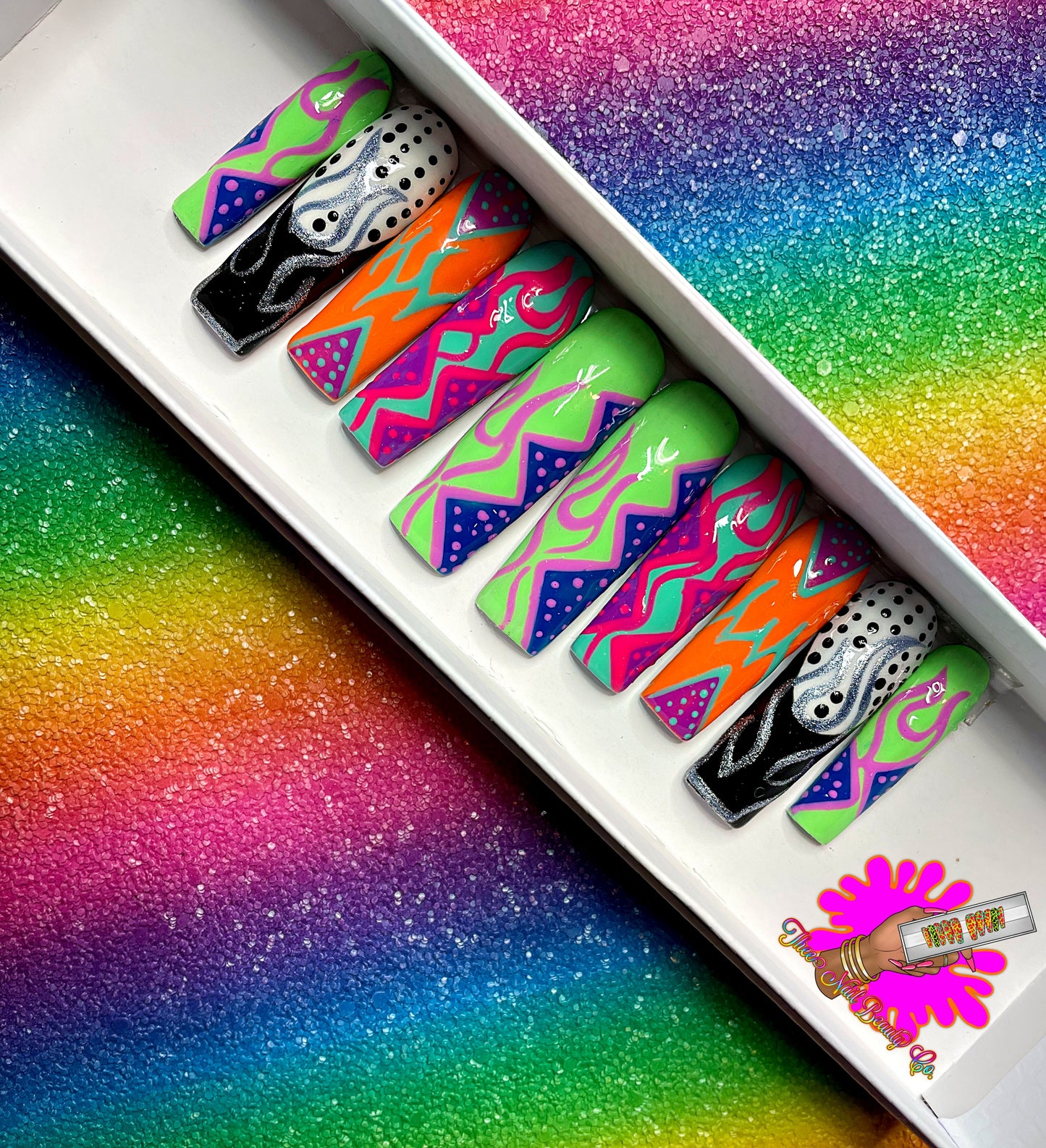 Back In The 90z - Press On Nails