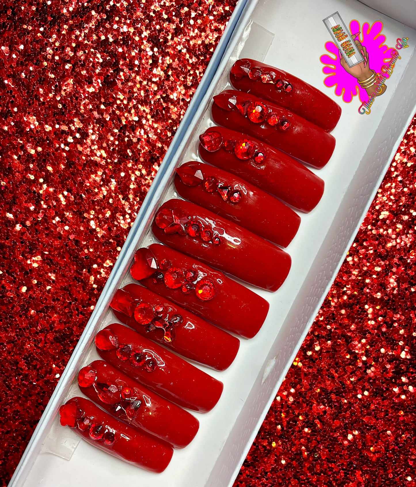 Classic Reds - Press On Nails