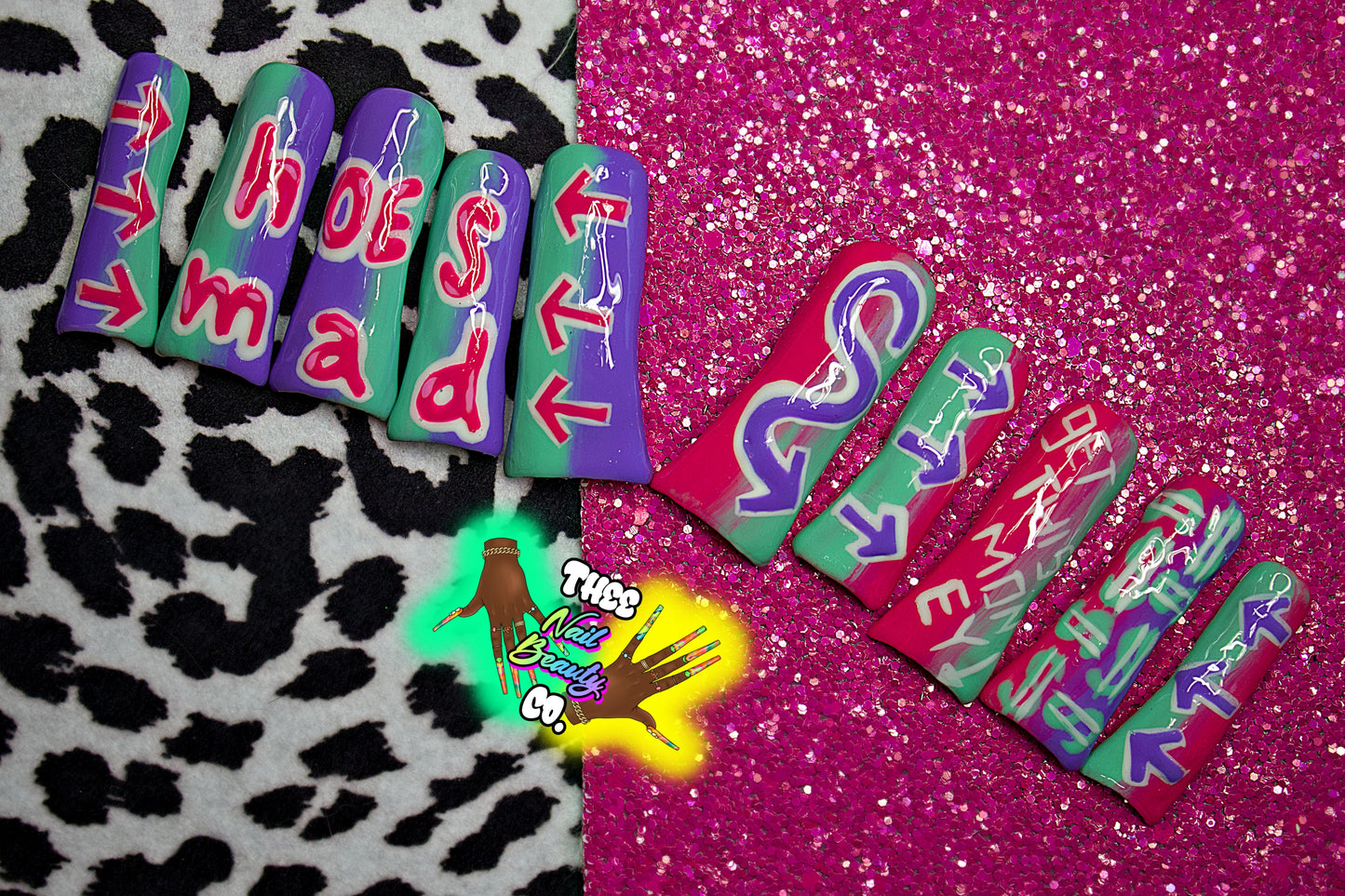 H0es MAD - Press On Nails