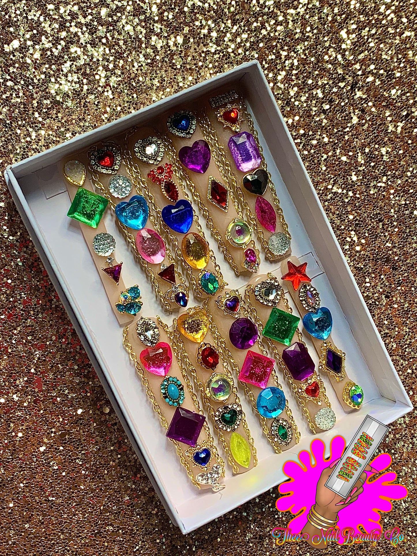 Thee Jewel Heist - Press On Nails