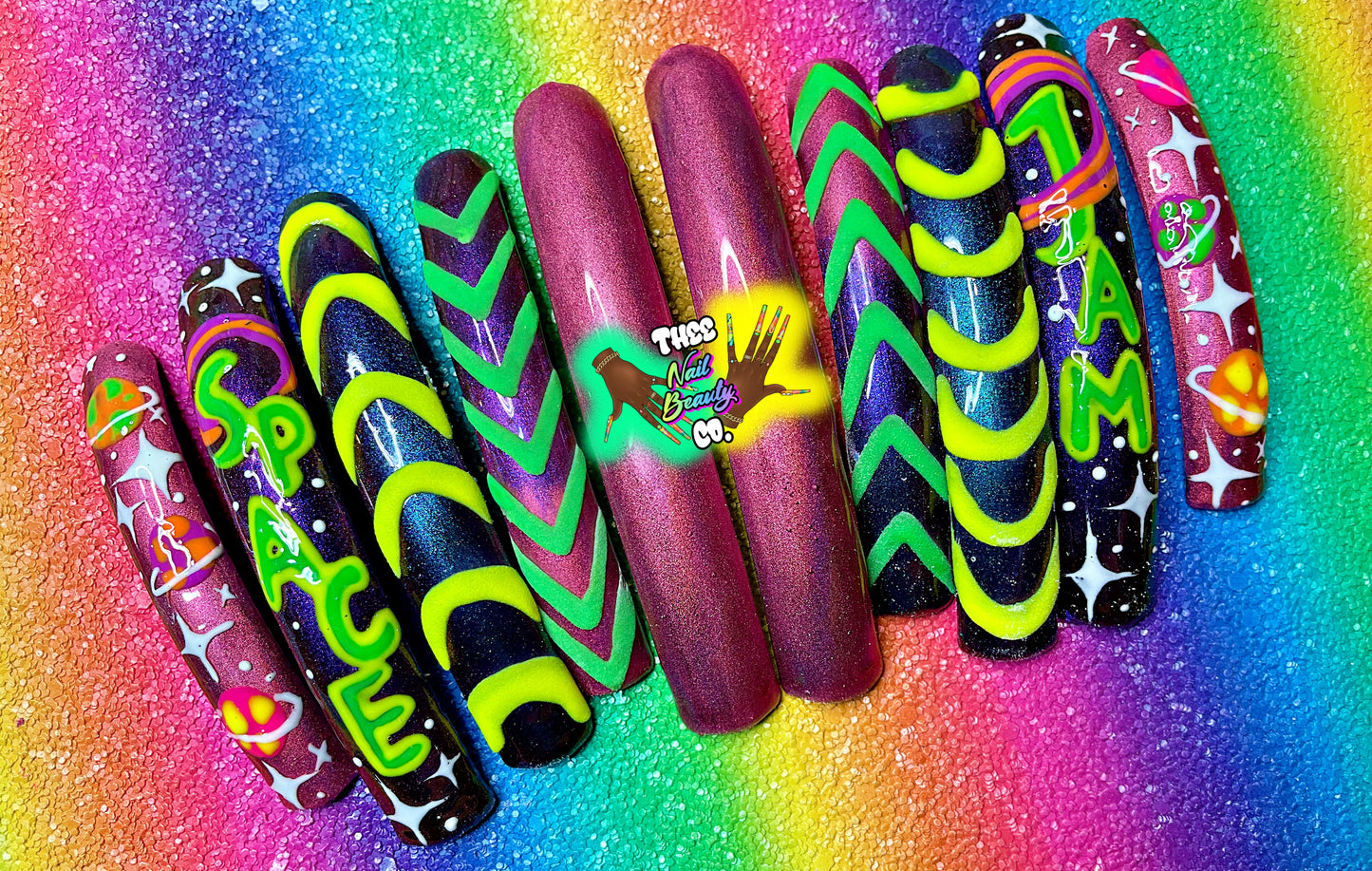 Space Jam- Press On Nails