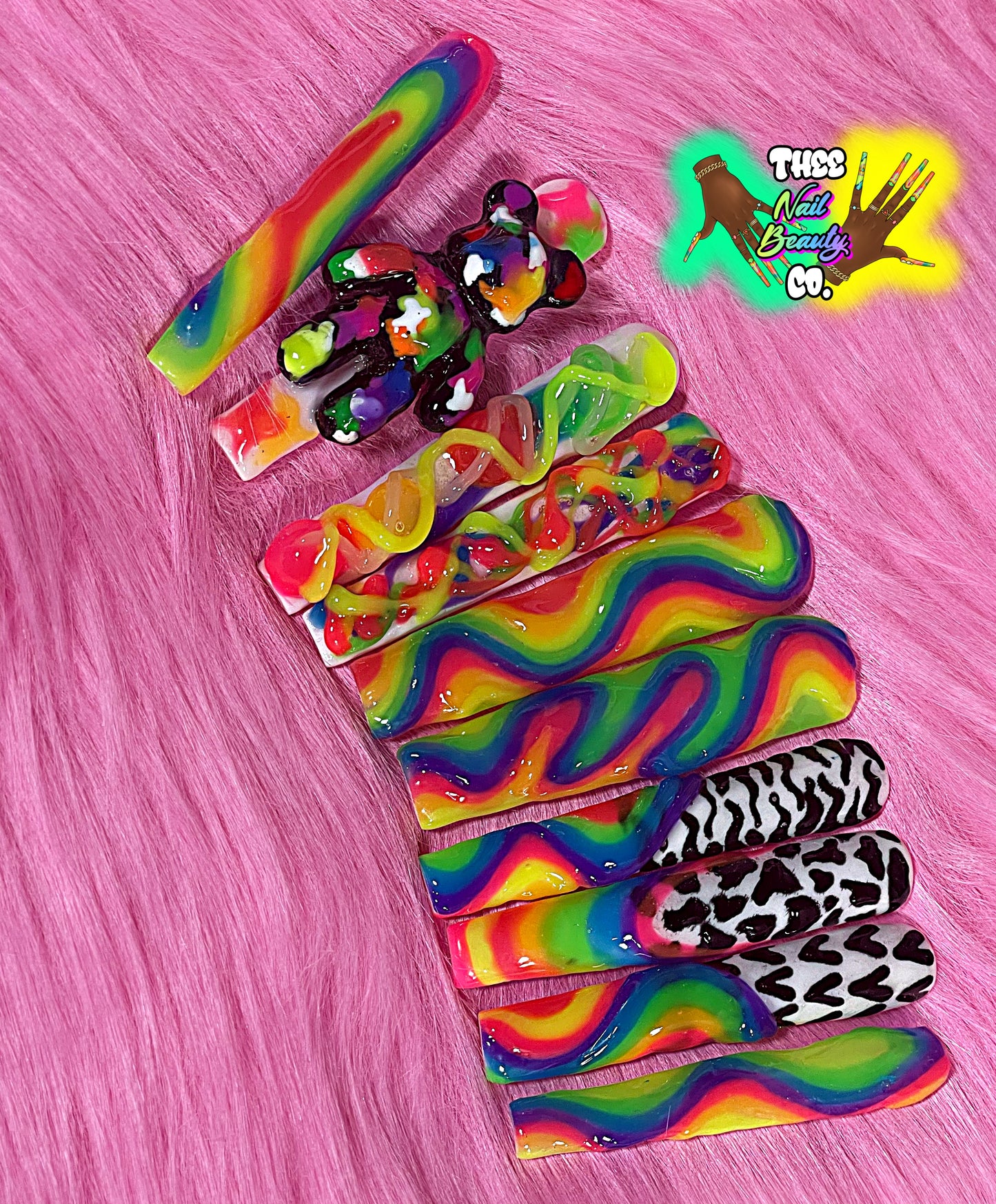 Thermo Vibez - Press On Nails